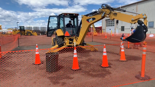 bt_construction's tweet photo. Are you a baller?!! 🏀 The goal of this event is to get each basketball into the basket (or trash can). #EquipmentRodeo #HeavyEquipment #BTC @wagnerequipment https://t.co/ANsyHhIUWA