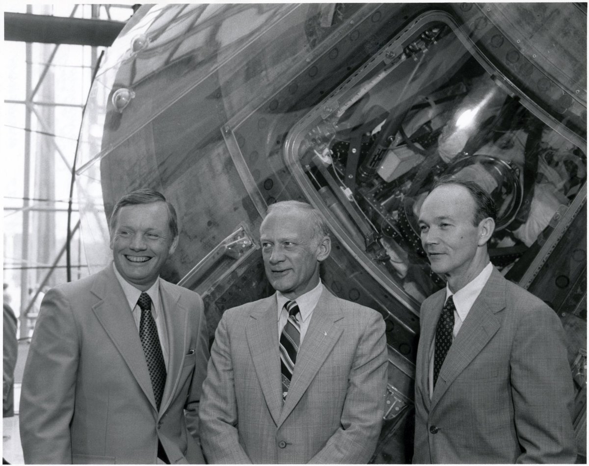 DavidWinterTV's tweet photo. SO COOL! The Cincinnati Museum Center announces today “Destination Moon: The Apollo 11 Mission“ is coming to Cincinnati Sept 28. It is the last stop on a five city tour by the Smithsonian. Mark Armstrong, one of Neal’s sons, was here for the announcement. #Apollo50th #Moon2024 https://t.co/GhvjseFLIn