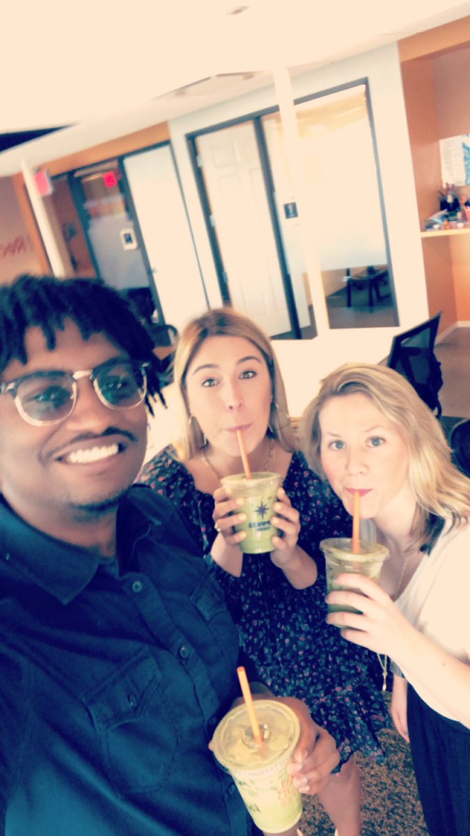 AliciaEvans3001's tweet photo. When the @ReceiptBank PSC team misses their manager @Receipt_Kate (while she’s on vacation) ... you order her new fav drink! #matchaicedlatte #ThisIsRB https://t.co/VoYuKjQShV