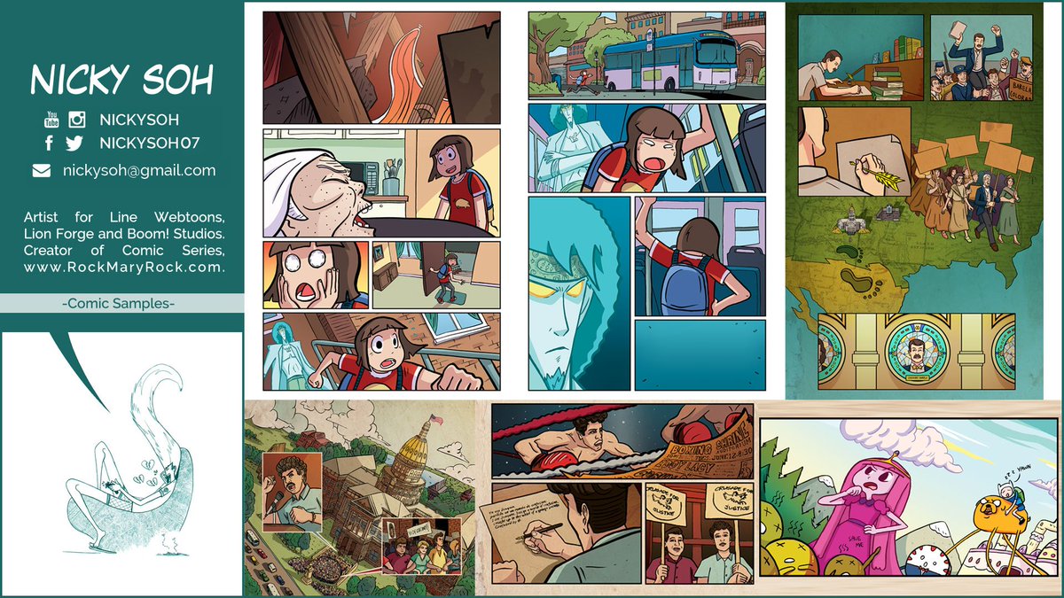nickysoh07's tweet image. Here's a bunch of comics and illustrations I've done the past two years. I've decided to compiled them into a portfolio format just so I can pin this on twitter. Enjoy. #portfolio #allagescomic #illustrator