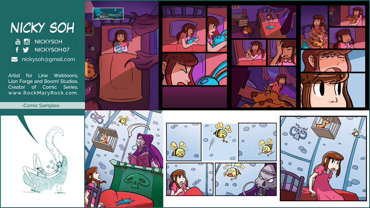 nickysoh07's tweet image. Here's a bunch of comics and illustrations I've done the past two years. I've decided to compiled them into a portfolio format just so I can pin this on twitter. Enjoy. #portfolio #allagescomic #illustrator