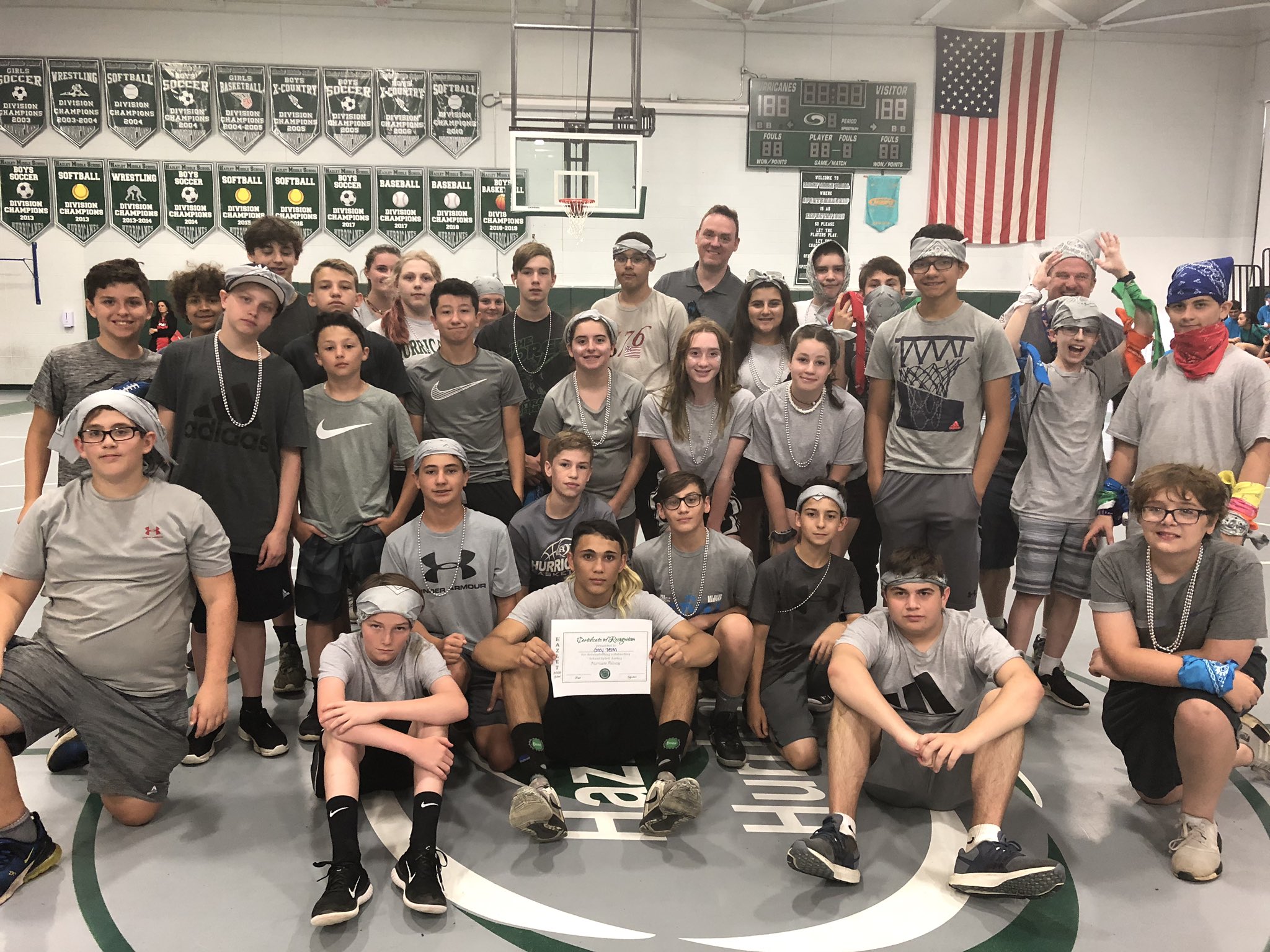 Hazlet Middle School on Twitter "Yellow Team WINS Hurricane Palooza