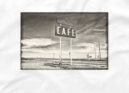 wearetfcstore's tweet photo. Original photo taken by The Four Corners of a cafe sign on Route 66, USA. https://t.co/V609VqWcxc #route66 #usa #cafesign #retrotshirt #originalphotography #etsyvintage #photofun #HandmadeHour https://t.co/3QSNQMnryY