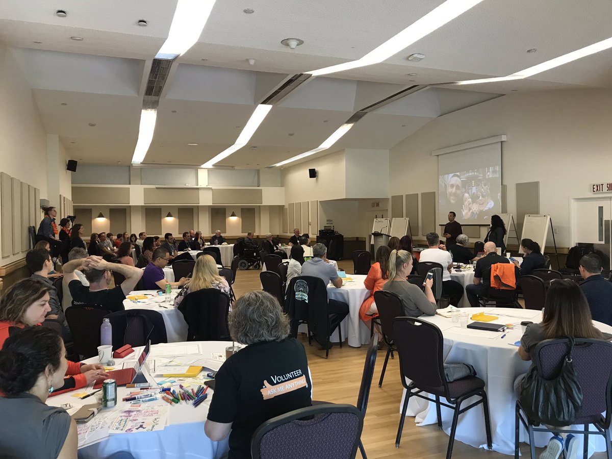 sparkconfTO's tweet photo. “Basically you’re trading one set of problems for another” @markraheja of @augustpublic #sparkto https://t.co/ImKNg7ta2C