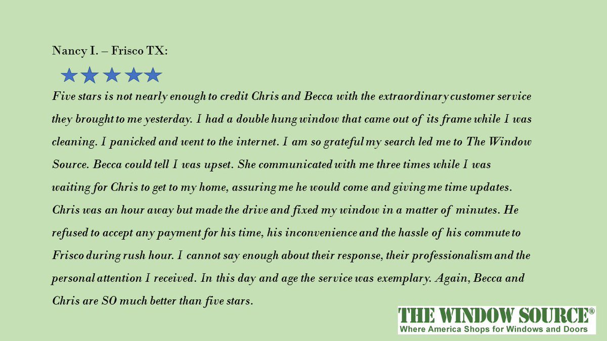 DFWWindowSource's tweet photo. @DFWWindowSource  - The Window Source of DFW received a call ... we helped... that's what we do!
#community #helpingothers #friscoTX #DFW #replacementwindows #windowsourceDFW #integrity https://t.co/q8BO7lIUzf