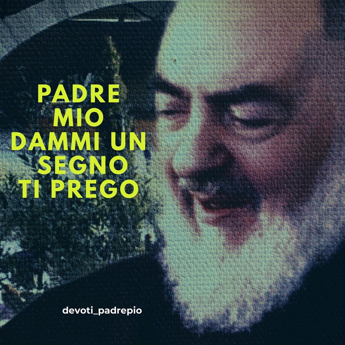 DevotidiSanPio's tweet image. Padre mio, dammi un segno. Ti prego