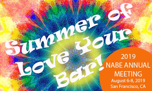 NABE_News's tweet photo. Are you ready for the Summer of Love Your Bar?  Here's the programming line up for this year's annual meeting: https://t.co/MqRrQ9YxYt  Hope to see you in San Francisco! #naBEmore #noplacelikeNABE https://t.co/6lnmOwKoeh