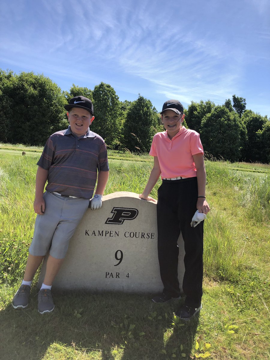 BeesonMacy's tweet photo. Thanks @injrgolf for another great tournament and to @PurdueGolf for hosting. The team championship was lots of fun with my lil Bro!  #teammates #2underpar⛳️ @BeesonNikia @BeesonRyan https://t.co/ZCkVPdT3ZC