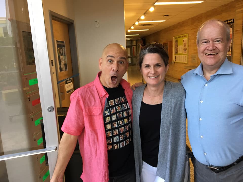 We were thrilled to welcome <a href="/patmastroianni/">Pasquale Pat Mastroianni</a> &amp; Darrin Brown as well as 50+ #DegrassiPalooza participants to Centennial's <a href="/StoryArtsCentre/">Story Arts Centre</a> today - the original #DegrassiHigh - Pat with me &amp; my colleague @donnalindell