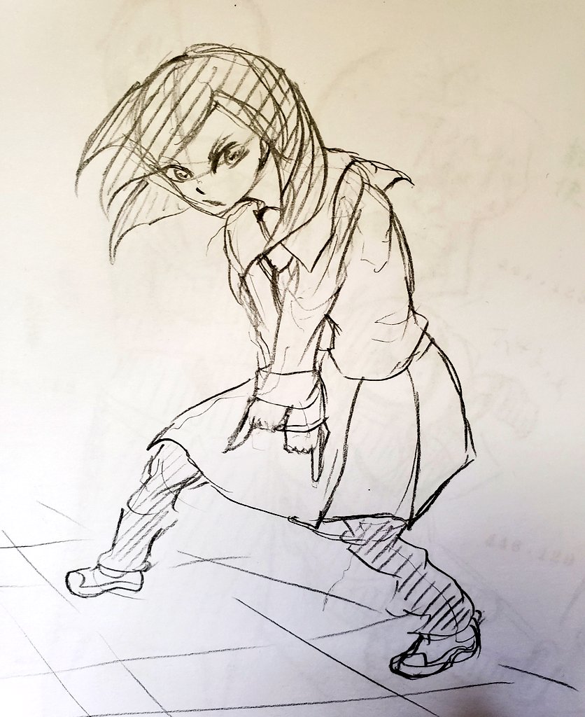 うちの子に親指と人差し指を立てるポーズをさせてみたら