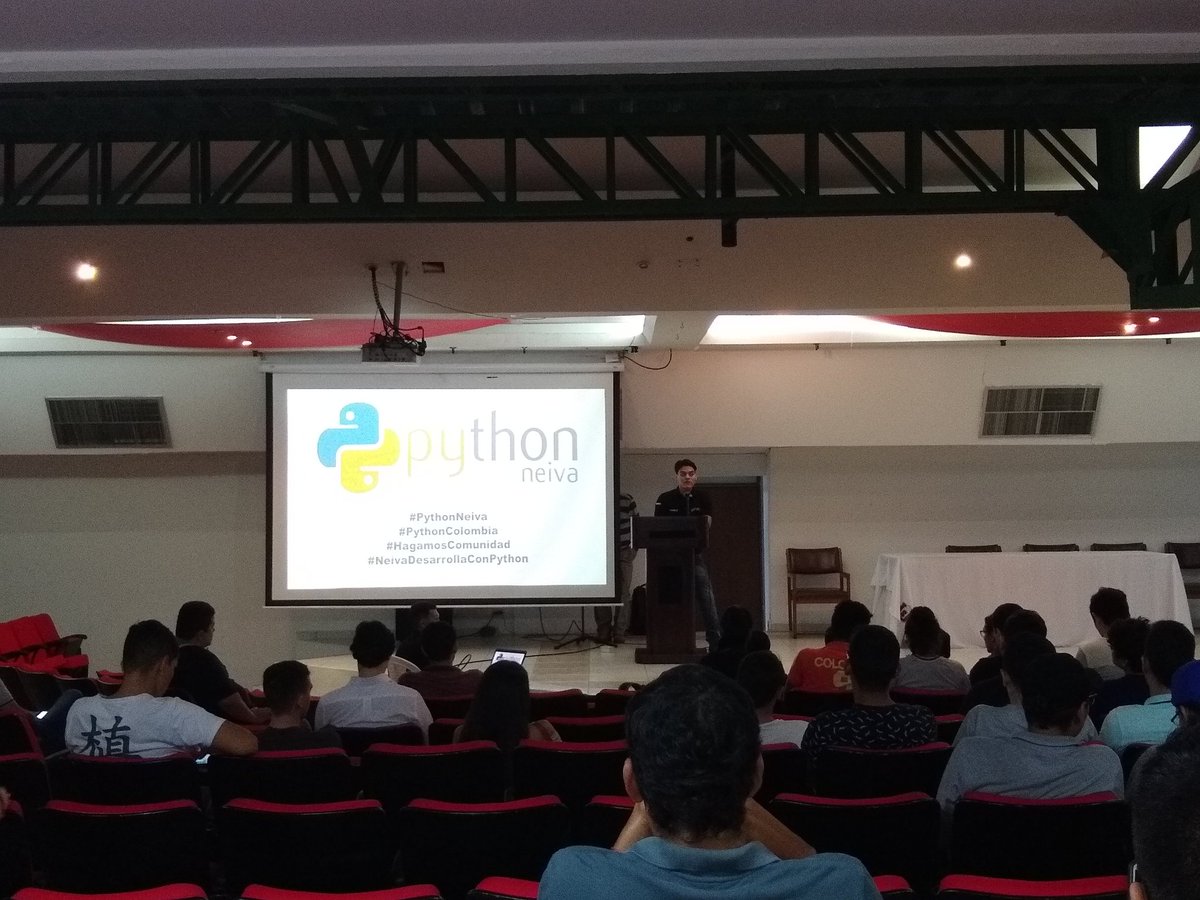 Stivend10_'s tweet image. Comenzamos !
#PythonNeiva
#PythonColombia
#HagamosComunidad
#NeivaDesarrolllaConPython