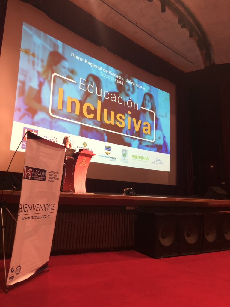 ALEXAVELANDIA's tweet photo. @Areandina presente! Pleno regional de Bienestar Universitario @ASCUN1 Avances en la implementación de políticas de educación inclusiva en las Instituciones de Educación Superior https://t.co/E8yn1PfMAc