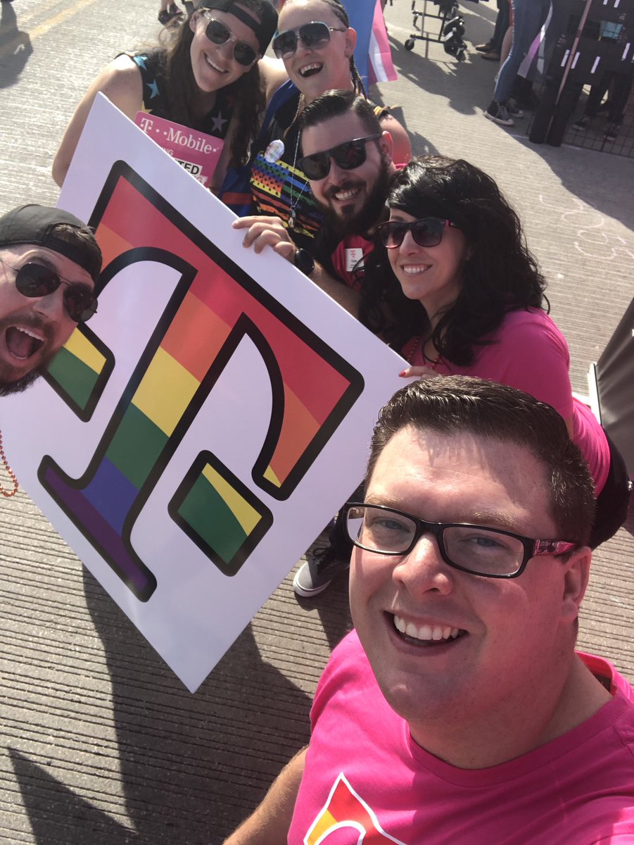 We are ready to mobilize for equality! We will see you tomorrow for the #columbuspride2019 march #UnlimitedPride  #AreYouWithUS #BeYou @TMobile 🏳️‍🌈🌈❤️