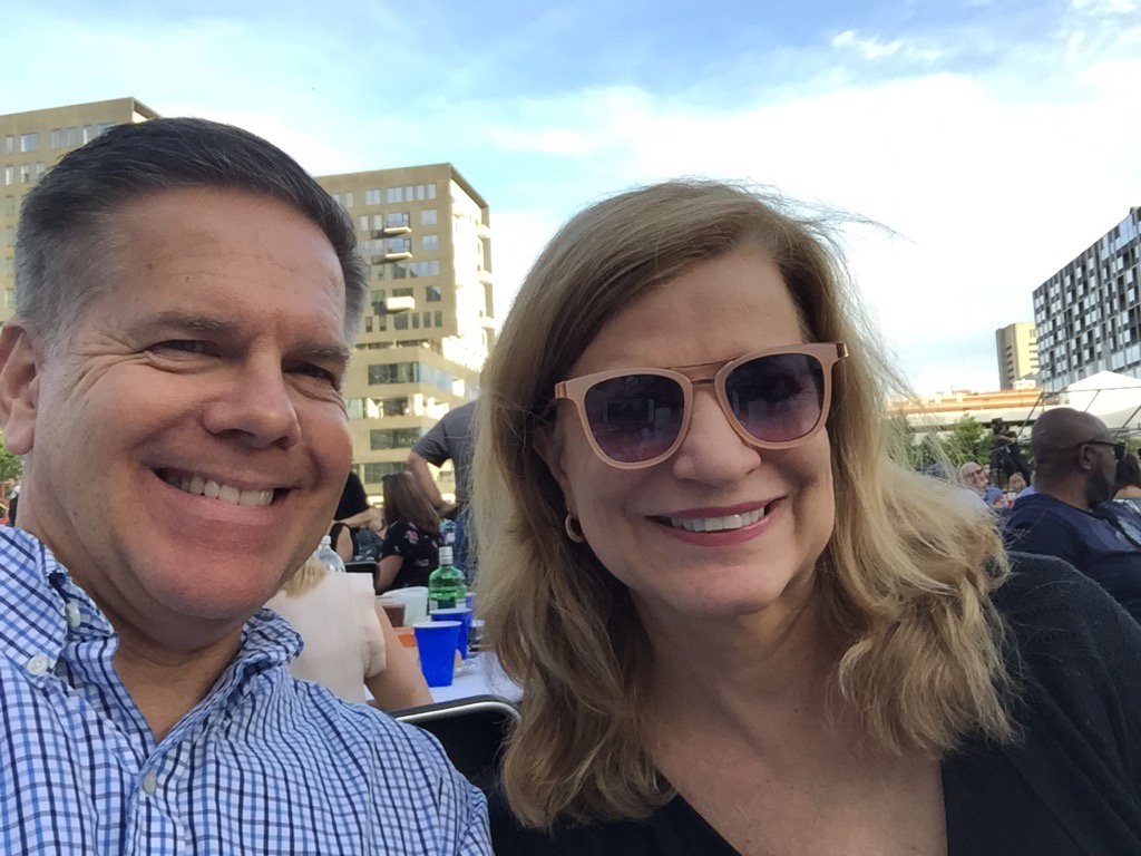 SteveWainfor's tweet photo. Waiting for Kool and the Gang, time to Celebrate ! https://t.co/5ukfiWwS2E