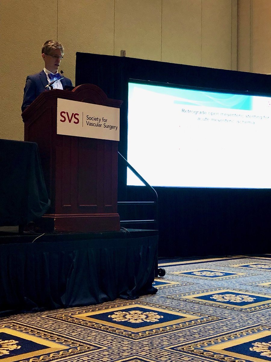 Dr David Minion discussing endovascular options for mesenteric occlusive disease.  A very dynamic and interactive session on this complex topic.  <a href="/UKvascular/">UK Vascular</a>