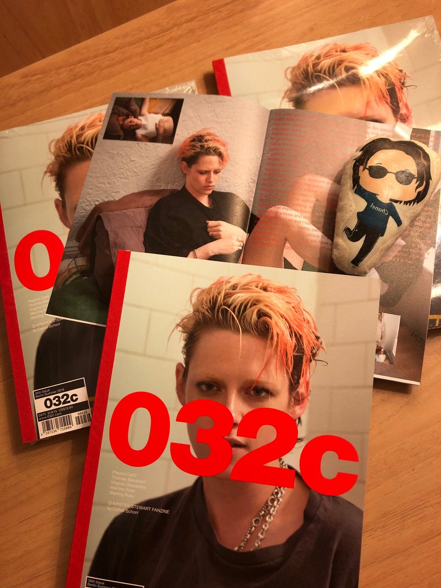 KSTEWART_THAI's tweet photo. Got it 😍#KristenStewart on the cover of  @032c_Workshop   #Magazine Summer Issue is OUT NOW... 

📸 @collierschorrstudio #Photoshoot #JTLeRoy #Magazine #KristenStewartDoll #KristenStewartFan #MiniKristen  @minikristens 

https://t.co/Uk9nHaYOHS https://t.co/r8faBdyIJl