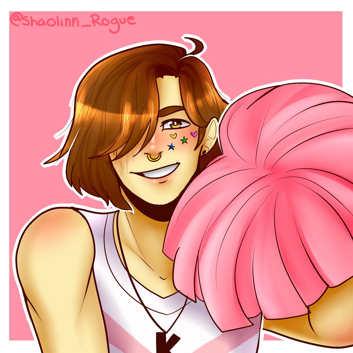Shaolinn_Rogue's tweet photo. Art-trade con @jackaAinsworth !!! Espero te guste uwu
(Le agarre un amor-odio al rosa ¿) https://t.co/nsDVCnM4FY