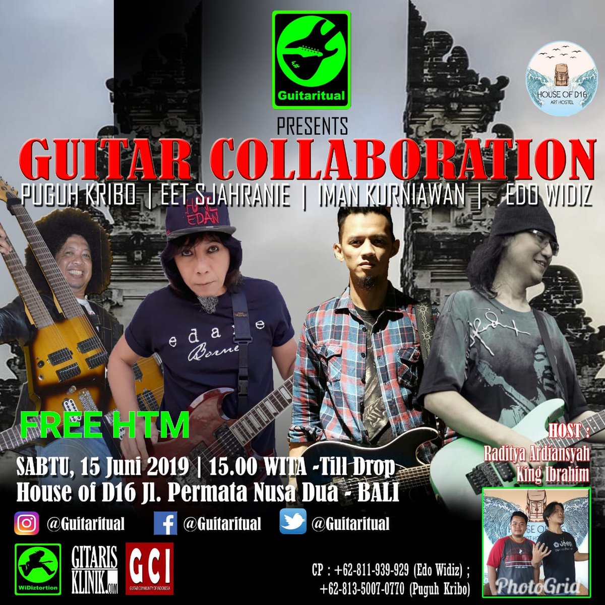 Pagi manteman. Hari kedua di Nusa Dua Bali. Dateng ya nanti sore. HTM GRATIS.