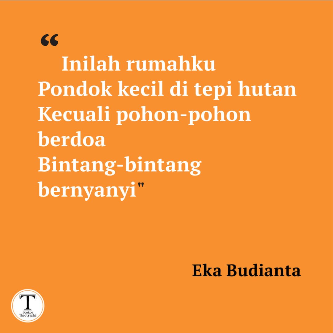 Theotraphi's tweet photo. Bagaimana dengan rumahmu sobat?

#boekoetheotraphi #buku #bukuteologi #bukusastra #bukufilsafat #philosophy #literatur #pecintabuku  #blibiophile #anarki #rumah #home #sweethome https://t.co/6K1ypREEm5
