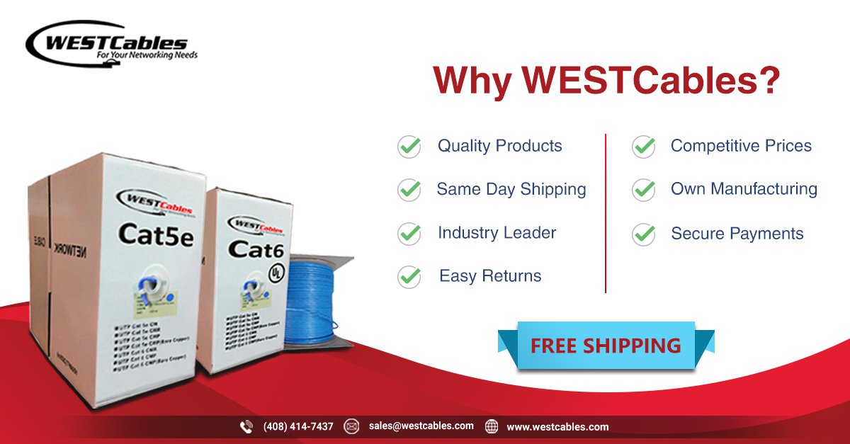 WESTCables's tweet image. Using CAT6 Plenum on CAT5e Network is a good approach. The reason behind it is its backward compatibility and using newer networking cables when expanding the physical network can pave the way for the newer hardware.  westcables.bravesites.com
#Cat5ePlenum #Cat5ePlenum1000ft