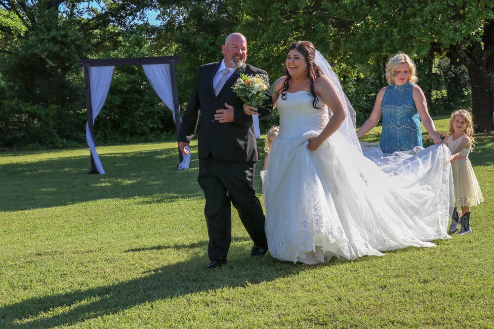divaannike's tweet photo. My husband officially adopted our kids 9 years ago &amp; just got to walk our daughter down the isle!!!! #dadforreals @budweiserusa https://t.co/5dVdoY5CST