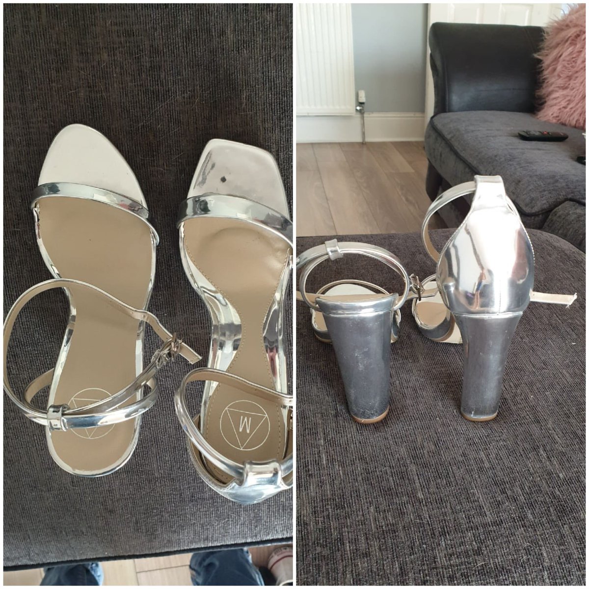AFC_Saunders's tweet photo. The Mrs loves her new shoes, thanks @Missguided 🤦🏻‍♂️🤷🏻‍♂️ https://t.co/pgT14ZrZgN
