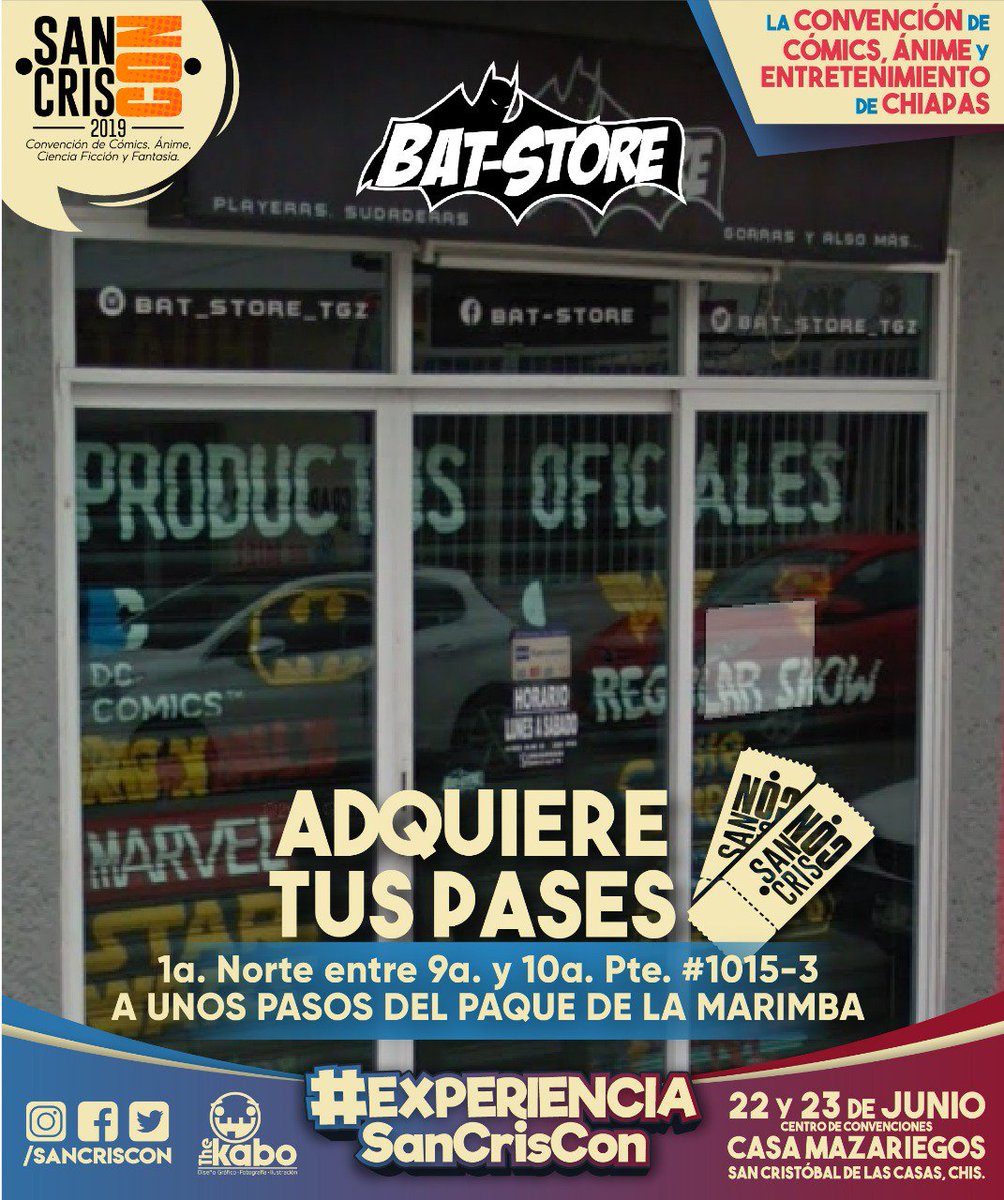 SanCrisCon's tweet photo. Corre por tus pases que se agotan!
Recuerda que es probable que no tengamos venta de boletos en taquilla!
No puedes perderte de este gran evento! https://t.co/G0xasVWfpG