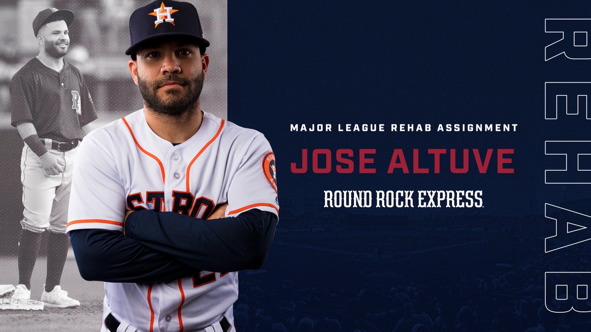 RRExpress's tweet image. Welcome to Round Rock, @JoseAltuve27! The six-time All-Star, five-time Silver Slugger, three-time AL Batting Champion and 2017 AL MVP is joining the #RRExpress on a rehab assignment beginning Friday night.

More info: atmilb.com/2F4IMNp
Tickets: bit.ly/2XLXa4t