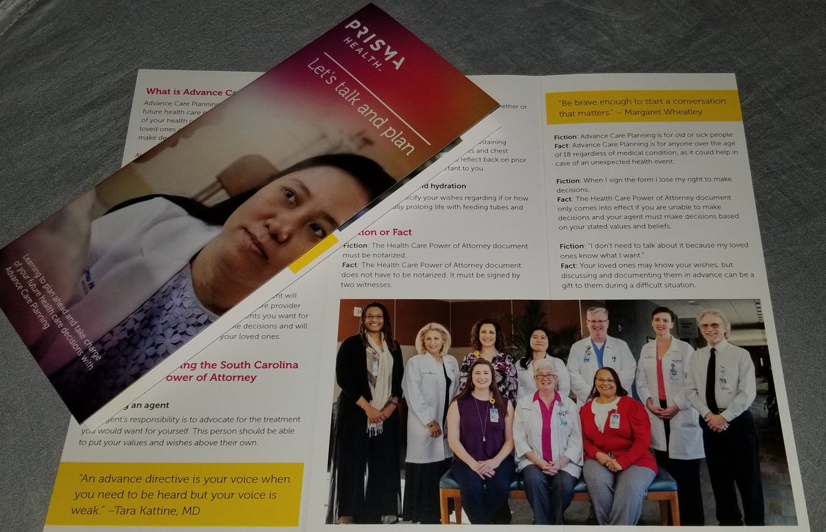 ThePalliator's tweet image. When you help create an Advance Care Planning Brochure, and your supervisor/attending quotes you and lets you be in the picture 🙂
#hpm #hpmclassof19 #fellowship