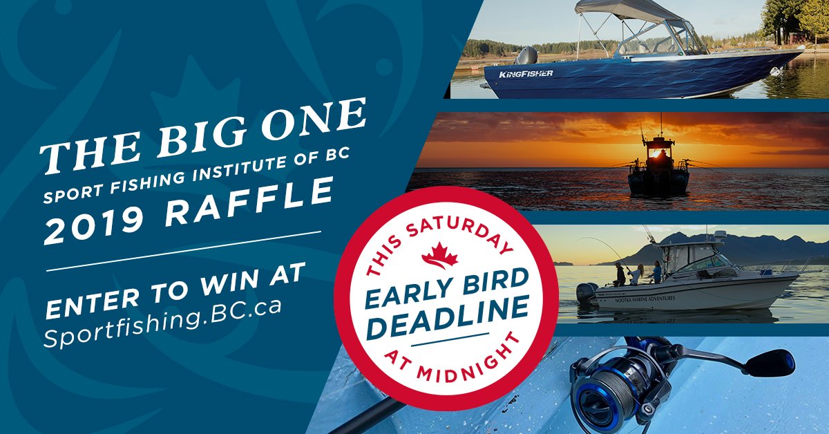 Don't miss this chance to win a trip for 2 to Langara! Support <a href="/SFIBC/">SFI of BC</a>, and the great work they do to promote angling and access in the province. 
Get your tickets before the early bird deadline this Saturday (BC residents only).
sportfishingbc.rafflenexus.com
