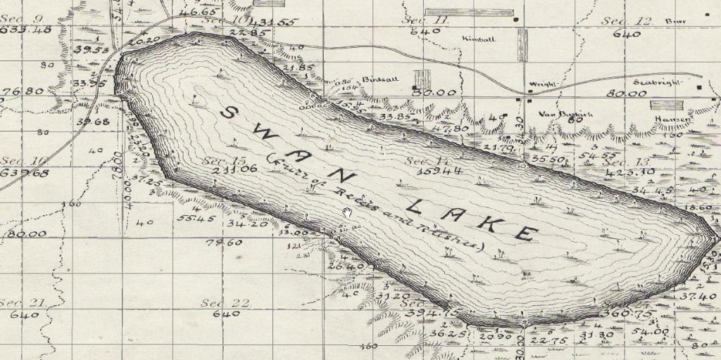 WhiteStarCorp's tweet photo. An 1883 GLO Plat rendition of Swan Lake
#mapoddities #gis https://t.co/5OVygPb1xa