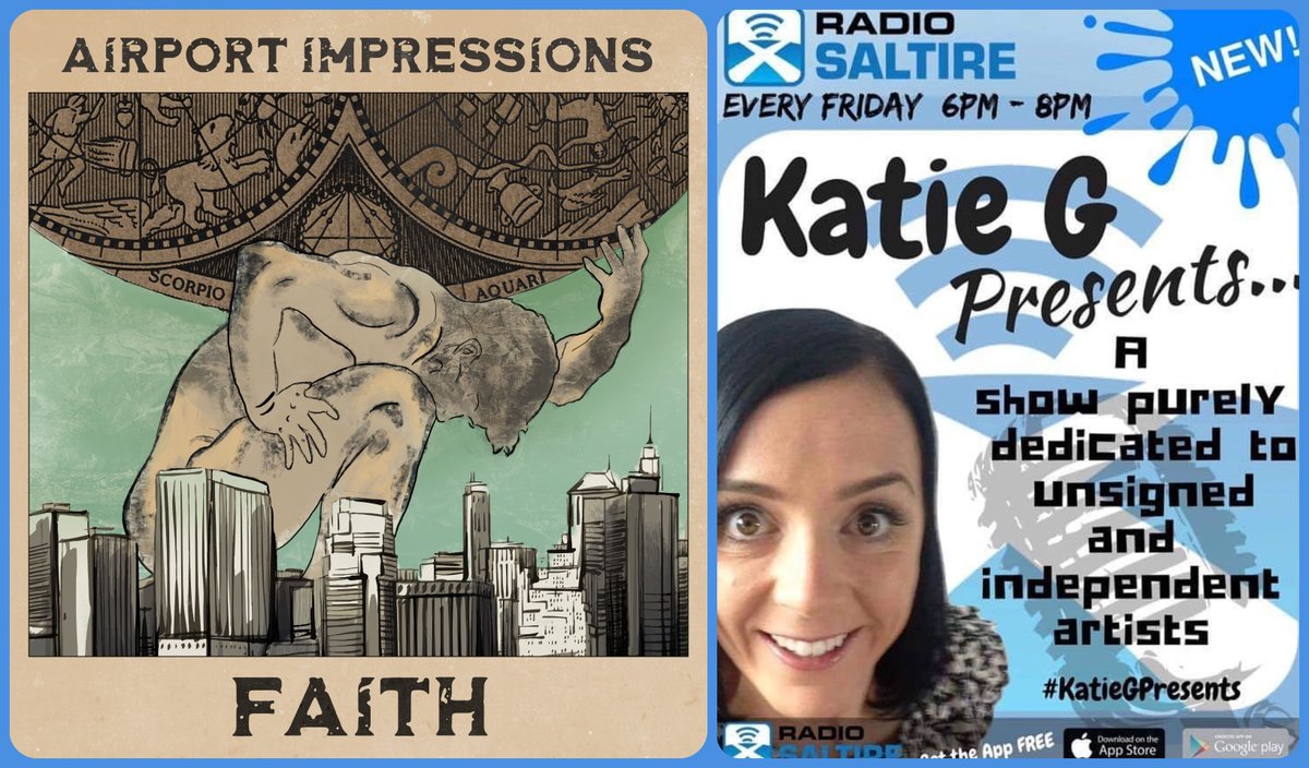 SrworldwideM's tweet photo. Be sure and support @RadioSaltire with @WelshyKatieG
Playing @Air_Impressions up until 28th June release of new single "FAITH"
Katie G gets our 5 🌟🌟🌟🌟🌟for top fan!!!
#AirportImpressions #KatieG #RadioSaltire https://t.co/DM4Zf8oK73