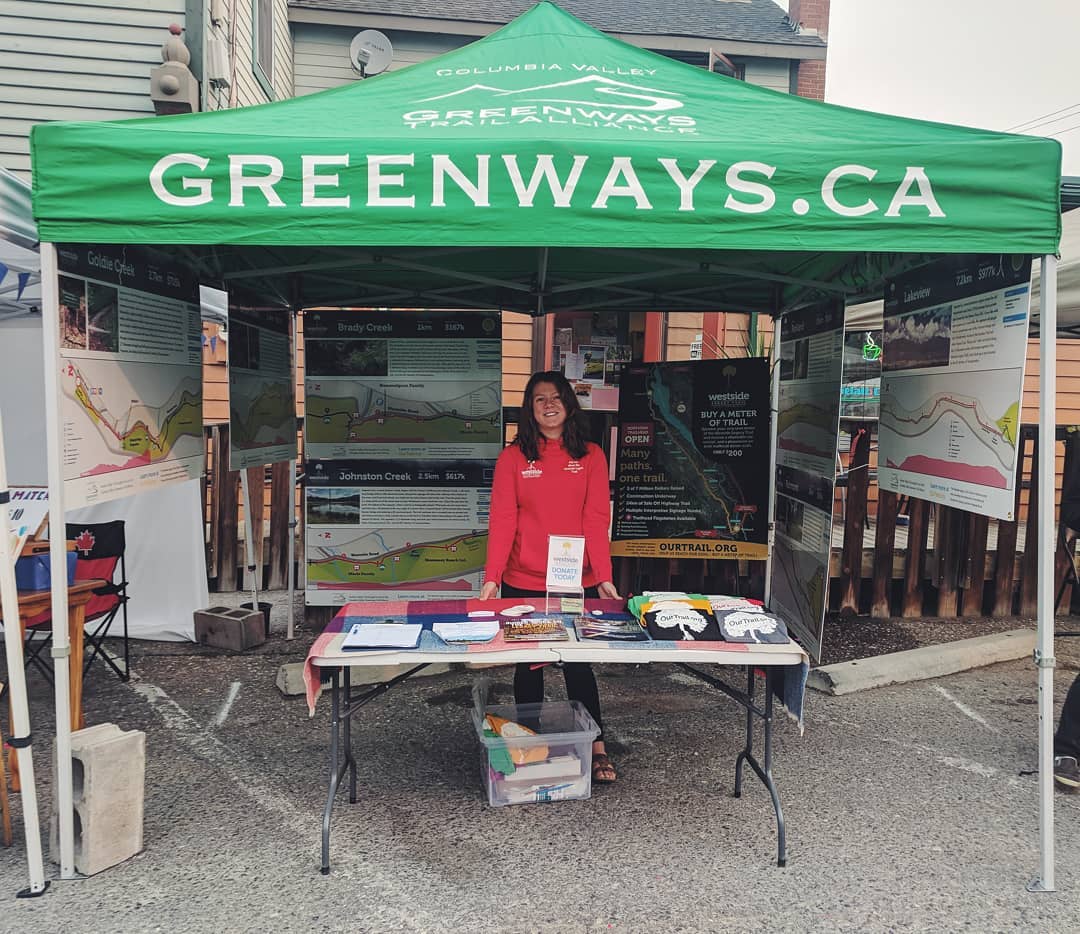 Come stop by and say hello at our booth tomorrow morning at the Invermere Farmer's Market! We'll be set up from 9 - 1 pm. By the way, we'll have free trail mix! #OurTrail