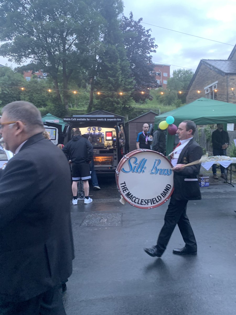 Lovely drum <a href="/SilkBrass/">Silk Brass Band</a> thanks for marching in Heyrod! #whitfriday19