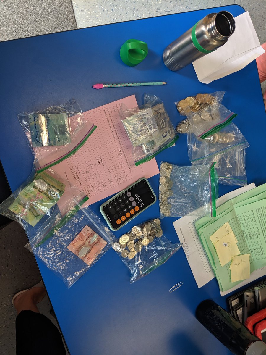 Room 15 raised $485 during our 5 Hour Famine Challenge, surpassing expectations! We will help a lot of people through <a href="/Kiva/">kiva.org</a> What a great community we have at <a href="/ErringtonSchool/">Errington Elementary School</a> #erringtonpride #sd69 #Grateful <a href="/Kiva_U/">Kiva U</a>