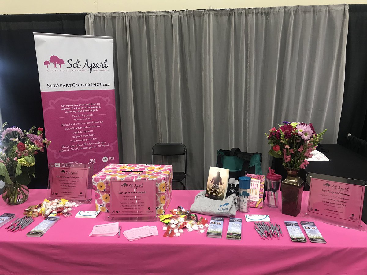 SetApartMN's tweet image. Come visit us at #JoyfulNoise this weekend! Be sure to enter the drawing for tickets to #SetApartMN2020!