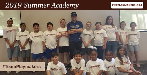 playmakers_org's tweet photo. Playmakers Summer Academy is off to a great start! We have a mix of returning and new campers and have openings for kids-in-need entering 3-6th grade. Please share the word so that we can reach more families. #coachingcharacter #teamplaymakers https://t.co/nn60XFvBVE https://t.co/VmJ2yYB6kN