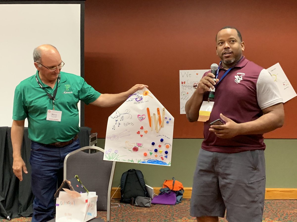 KrondaLISD's tweet photo. “Building a community together begins with a vision.” @JustEducators How do we as Trustees create a BIG vision for &amp; WITH our students in their learning journey? #TASBSLI19 https://t.co/nIa7ewC0Jb