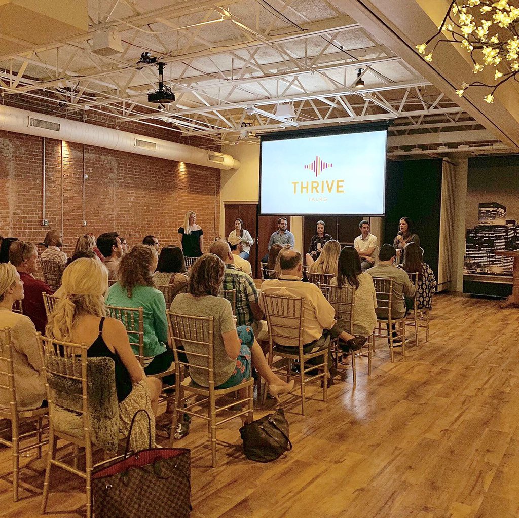 SocialApeMktg's tweet photo. Thank you to everyone who joined us last night for our second #THRIVETalks! We’re still in awe of the passionate discussion led by the panel. We’re grateful to be able to spark conversations about the growth of Charlotte and we’re also so thankful for all your support. 🧡 https://t.co/DxEtpd0OrU