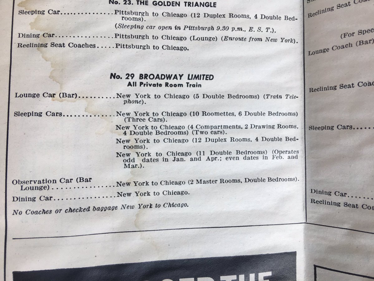 loucapwell's tweet image. When the Pennsy called it the Broadway Limited, they meant it- one stop each in Ohio and Indiana, and look at the consist! Damn. #trainstuff