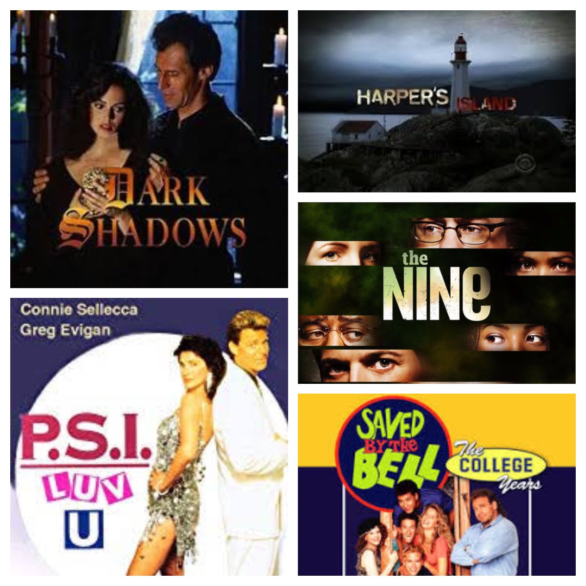 AdrianRennie's tweet photo. My Favorite Short-Lived TV Shows ... ❤️🎭📺

https://t.co/TrDgqcC7tS #memories #DarkShadows #PSILuvU #HarpersIsland #TheNine https://t.co/1HQo59Fcv0