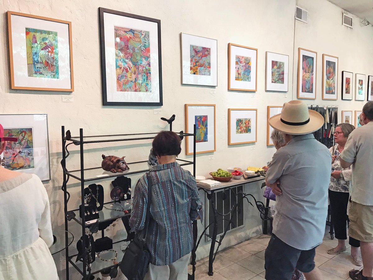 KaviarForge's tweet photo. Thank you to everyone who was able to make it to the opening reception of #BobLockhart's solo show, "My Thoughts on Everything." On view at #KaviarGallery thru June 29. https://t.co/LRqAdC7tkA https://t.co/ePteRpPinW