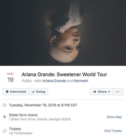 Grande Tour News On Twitter It Appears Ariana Will Be