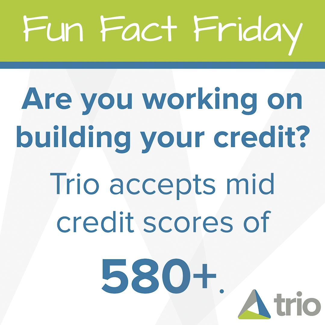 ThinkTrio's tweet photo. 580 is all you need! Apply today at: https://t.co/5EKkozNsdD
ย #thinktrio #580 #CreditScore https://t.co/lXNxZHfKph