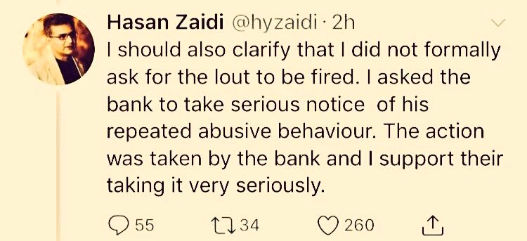 Exhibit BE.  @hyzaidi has a reputation of being a loser. Fazeel is not the only one here to lose his livelihood.Just look at this chameleon, what a psychopath.