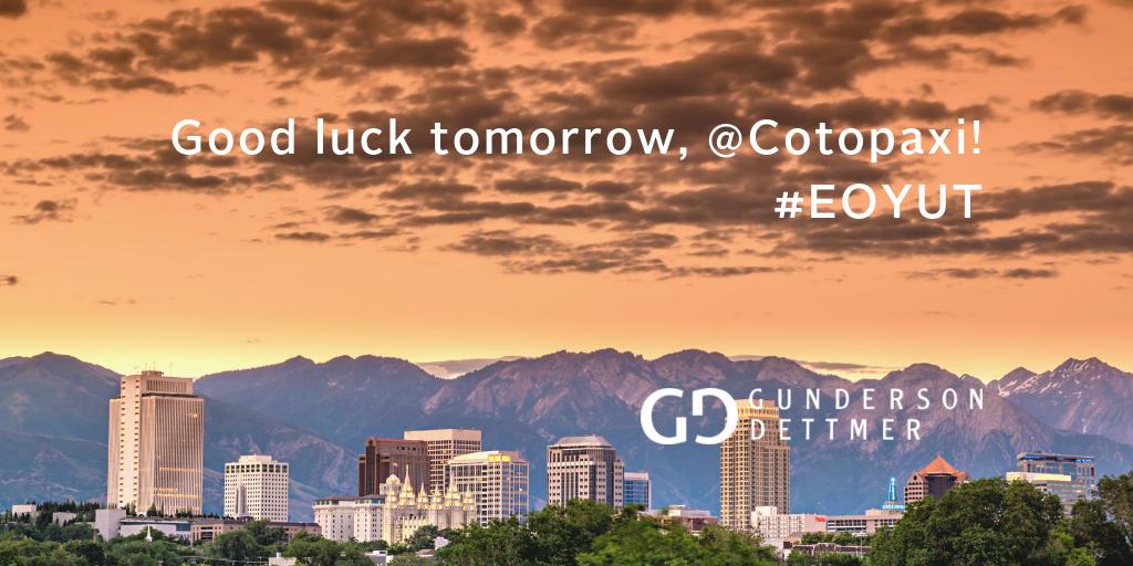 Rooting for our client <a href="/cotopaxi/">Cotopaxi</a> for EY Entrepreneur of the Year – Utah region. #EOYUT #EOYUS