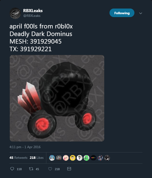 Rbxleaks On Twitter They Purposefully Made It In A Way That Would Make It Skip My Leaker They Had Shedletsky Upload It And Change The Owner To Roblox Later Https T Co Yve7wjwmfy Https T Co 5l9vakfmrn - roblox dominus owners