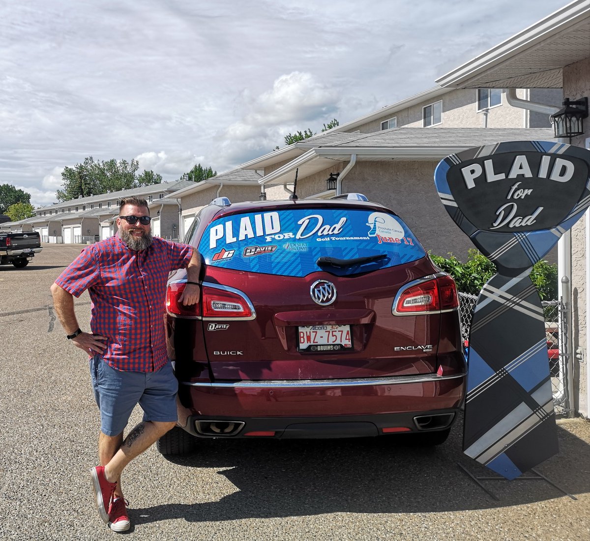 PantsOffMH's tweet photo. Only 3 days til we tee off for the 3rd Annual Wear Plaid for Dad Golf Tournament! Looking forward to seeing all the plaid!!! @ProstateCancerC @MacKenzieECC @hpdesertblume  #medhat #PlaidforDad #wpfd2019 https://t.co/dKg09jlvm6