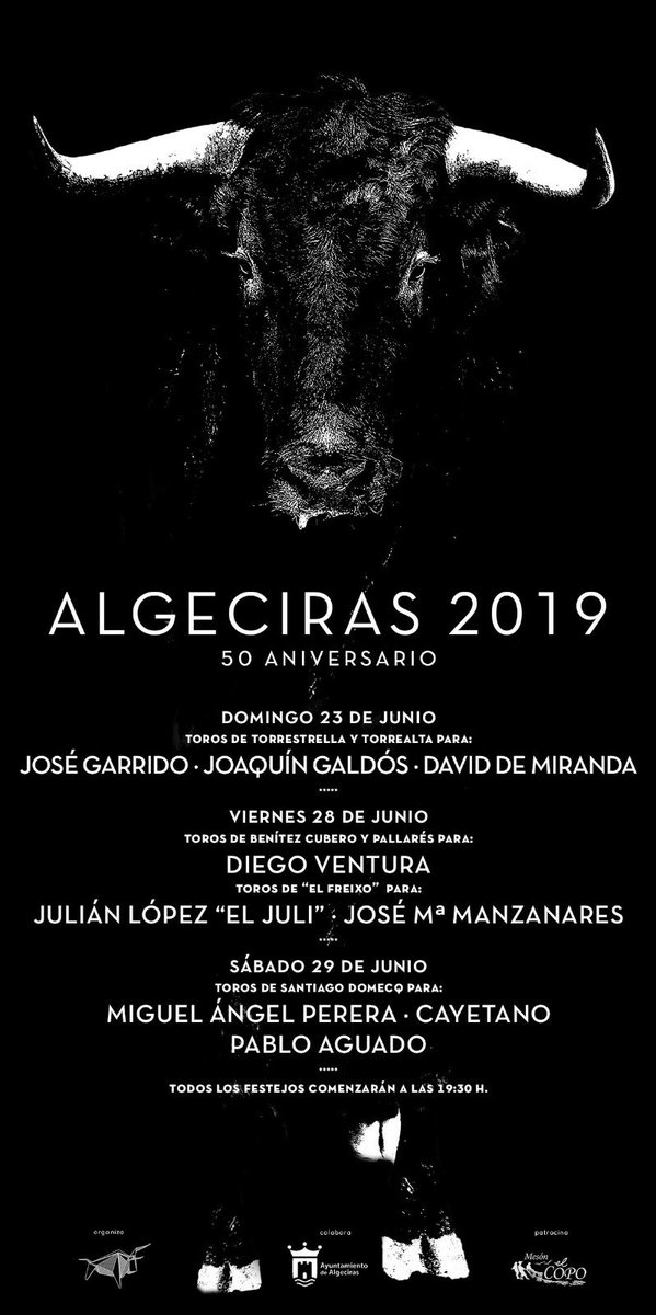 #Algeciras Hoy última tarde de las #JornadasdeTauromaquia en la que hemos disfrutado de la presencia de <a href="/InfoMAPerera/">Miguel Ángel Perera</a> ! 
Deseándo verte triunfar en Las Palomas el próximo 29 de junio junto a <a href="/Cayetano_Rivera/">Cayetano</a> y <a href="/Pablo_Aguado/">Pablo Aguado</a> y toros de <a href="/santidm98/">Santi Domecq</a> !
#toros #50aniversarioLasPalomas