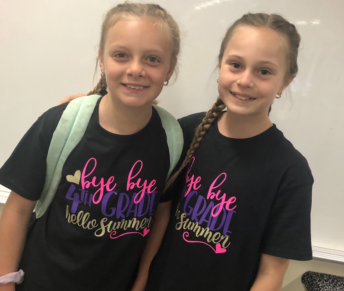 mrsgrun4th's tweet photo. Bye Bye 4th Grade, Hello Summer!!! β€οΈ #ConverseFriday @TakodaBeatle @BaldwinClass4 @MrsNCurry @Schwein4th @gianina_meli #FESFourth https://t.co/hCW6WDKIfH